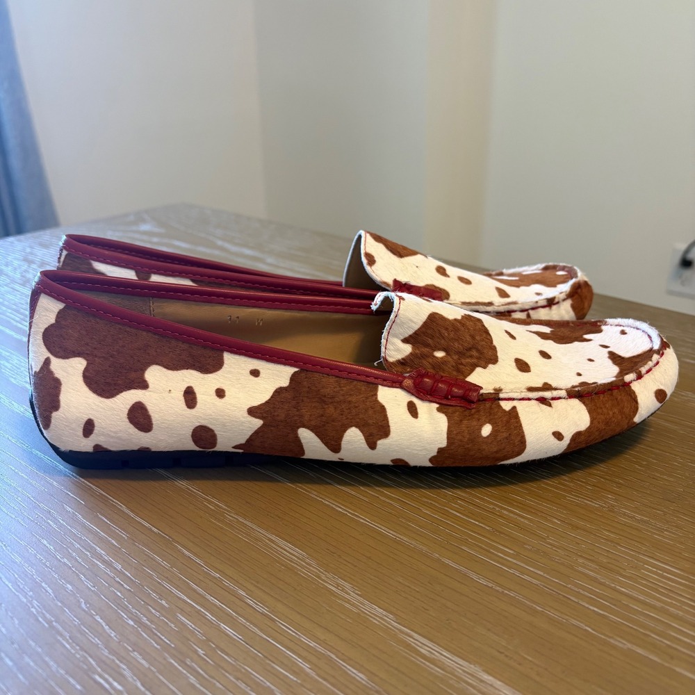 Vaneli Albion Pony Hair Driving Loafers Slip On Shoes Womens Size 11 NEW